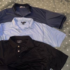 🌷2/42🌷Three 2XL Golf Shirt Bundle